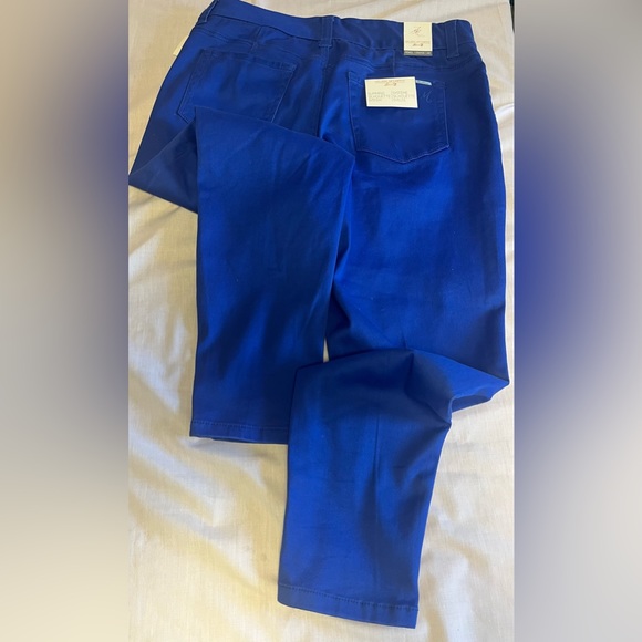 Melissa McCarthy NWT Slimming Blue Pants !! - Picture 15 of 16